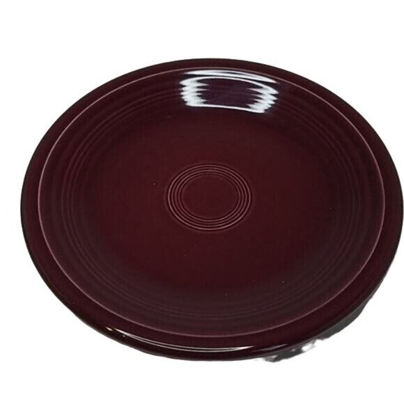 Fiestaware Fiesta CERAMIC Salad Plate Dish CONTAINER Claret 7.25" - Picture 2 of 8